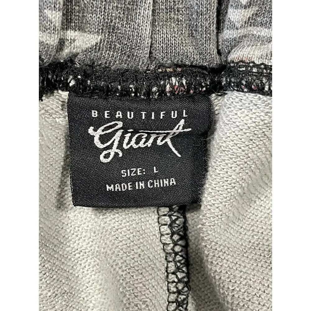 Beautiful Giant Jogger Men’s Large Gray Pull On Southwestern Aztec Sweatpants